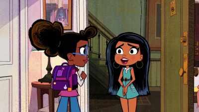 - Hi.
- Hi. (clears throat) - Marvel's Moon Girl and Devil Dinosaur