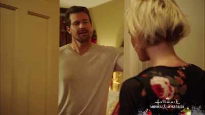 - Hi.
- Hi. - Romance at Reindeer Lodge