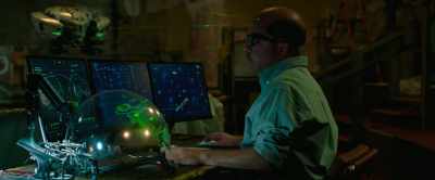 Hi, honey. I need a level-five search,
full-resource protocol for this device. - Spider Man: Far from Home