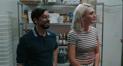 -Hi.
I love your apron. - Bar Fight