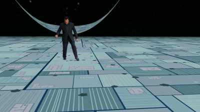 Hi, I'm a visitor from
the third dimension. - Cosmos: Possible Worlds