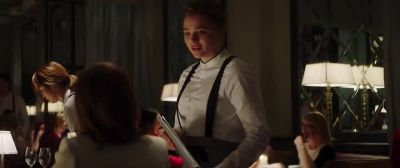 Hi I'm Frances and I'll be your waitress for the evening - Greta