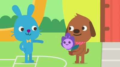 -Hi, Jack.
-Hi, Harvey. Nice plant. - Sago Mini Friends
