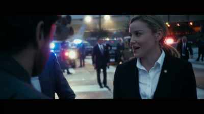 Hi, Jake.
I'm Sarah, Max's fiancée. - Geostorm