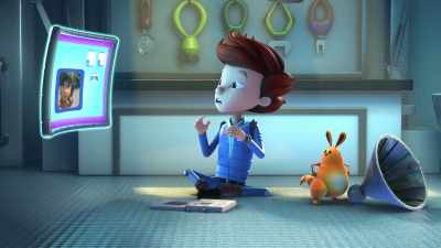 Hi, Jet!
Mitchell let me use his phone. - Ready, Jet, Go! Space Camp: The Movie