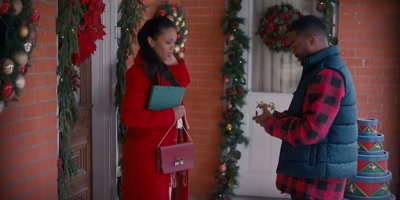 - Hi Mona, sorry about
the early drop by - Christmas with a Kiss