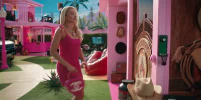 -Hi. - - Ahh! - - Barbie