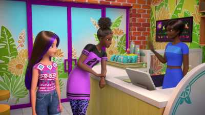 Hi. We have a non-juice
related question first. - Barbie: A Touch of Magic