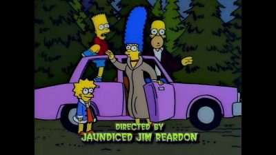 - Hi. We're here.
- We made it. - The Simpsons