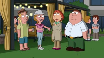 Hi, we're Lois and Peter in 4G. - Family Guy