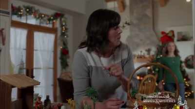 Hi! You can help me
with the nativity scene. - A Blue Ridge Mountain Christmas