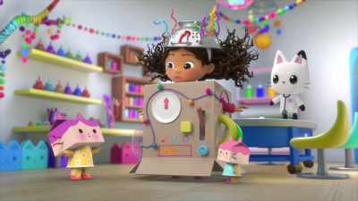 [hiccup machine powers down] - Gabby's Dollhouse