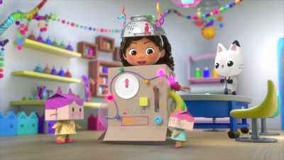 [hiccup machine whirring] - Gabby's Dollhouse