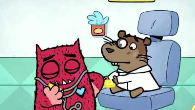 [hiccuping aggressively] - Love Monster