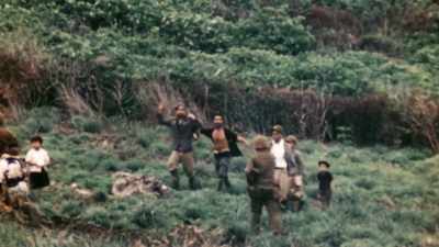 HIDDEN FROM THE WAR, THEY HAVE
NO IDEA WHICH SIDE IS WINNING. - The Pacific War in Color