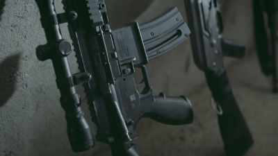 Hidden in this bunker are
assault rifles, pistols, - Trafficked with Mariana van Zeller