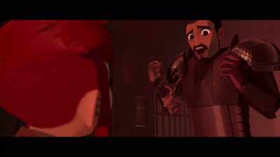Hide. If you see anyone, hide. - Nimona