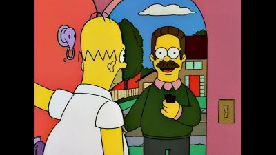 Hidilly ho neighbor - The Simpsons