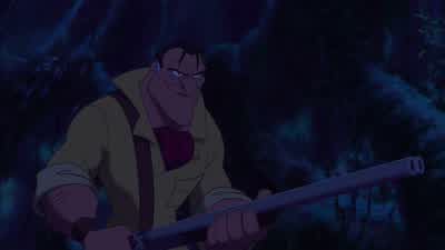 Ah. Aaah! Hiding, are we? - Go on! - Clayton, you-- I could use a challenge because after I get rid - Tarzan
