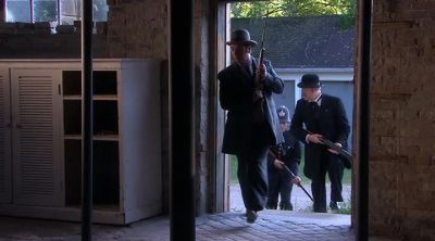 Higgins, Fisher, on the left.
Morris, Graham, right. - Murdoch Mysteries
