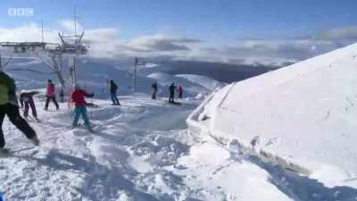 High on the mountain,
beyond the ski slopes, - The Mountain