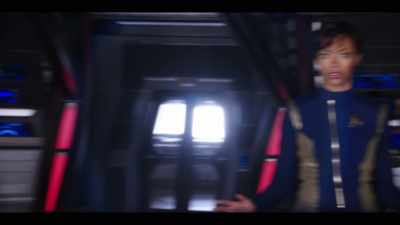 (high-pitched sound
growing louder) - Star Trek: Discovery