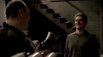 (HIGH-PITCHED)
"We're with the Vipers." - The Sopranos