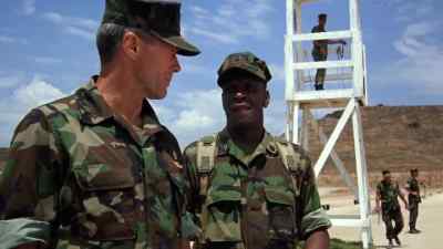 - Highway, I heard you were back.
- Webster. - Heartbreak Ridge
