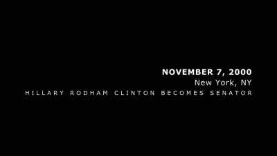 [Hilary Clinton]
Sixty-two counties, 16 months, - First Ladies
