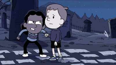 -[Hilda] David, please.
-[both grunting] - Hilda