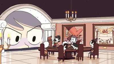 -[Hilda] Hold on a second!
-[elves screaming] - Hilda