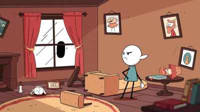 -[Hilda] Sorry about that.
-[huffs] - Hilda