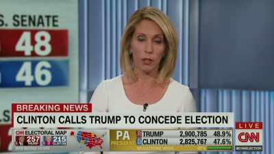 - Hillary Clinton has
called Donald Trump - The Accidental President