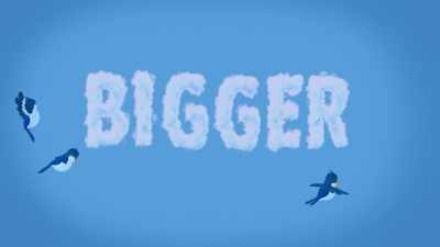 [hip hop music] - Bigger