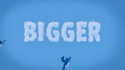 [hip-hop music] - Bigger