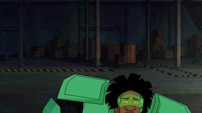 -Hiro:
Wasabi, watch out!
-(Wasabi shrieks) - Big Hero 6 The Series