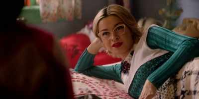 His apprentice was
supposed to drop a dress off - Katy Keene