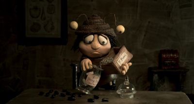 His ashes given to us
in a cardboard box. - Memoir of a Snail