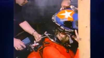 His assistant and the safety diver
were fired on the same day, - In Search of Tomorrow