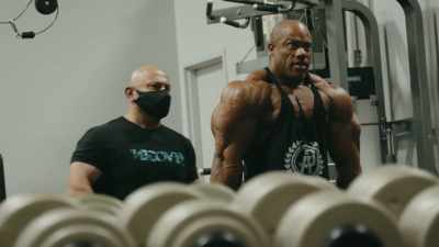 His body is changing
literally every hour. - Breaking Olympia: The Phil Heath Story