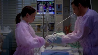 His breathing will slow down - Grey's Anatomy