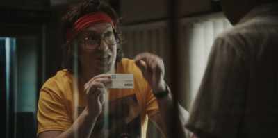 -His business card
is literally sketched out. - BlackBerry