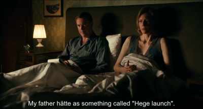His dad had something
called like "Hegeabschuss".
. - Never Look Away