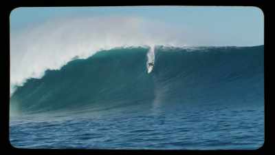 His desire to push himself
in big waves - Edge of the Earth