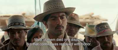 His family had great prestige once. - Birds of Passage