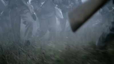 His forces now
occupy the high ground - Blood and Fury: America's Civil War