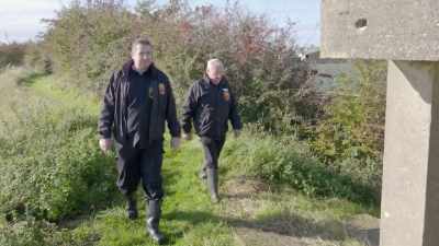 His friend, Ted Warmsley, has lived here since childhood. - The Buildings That Fought Hitler