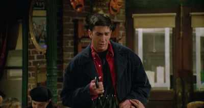 His hangdog expression stuck with us. - Friends: The Reunion