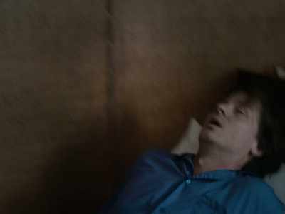 His heart was beating madly,
pounding under his pajamas, - Fabian: Going to the Dogs