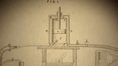 His invention, the world's
first commercial ice-making machine, - Aussie Inventions That Changed The World